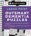 Brain Games - Large Print Outsmart Dementia Puzzles: Prevent Alzheimer's Disease and Maintain Cognitive Health - Spiral