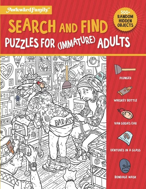 Search and Find Puzzle Book For (Immature) Adults - Paperback