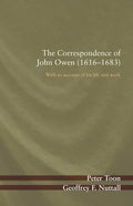 The Correspondence of John Owen (1616-1683) - Paperback