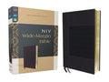 Niv, Wide Margin Bible (a Bible That Welcomes Note-Taking), Leathersoft, Navy, Red Letter, Comfort Print - Imitation Leather
