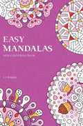 Easy Mandalas Mini Colouring Book: 50 Original Travel Size Mandala Designs For Relaxation - Paperback