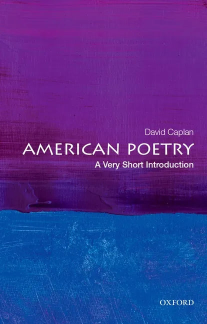 American Poetry: A Very Short Introduction - Paperback