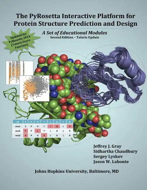 The PyRosetta Interactive Platform for Protein Structure Prediction and Design: A Set of Educational Modules - Paperback