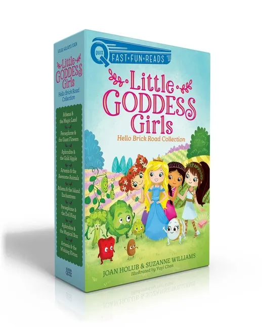 Little Goddess Girls Hello Brick Road Collected Set: Athena & the Magic Land; Persephone & the Giant Flowers; Aphrodite & the Gold Apple; Artemis & th - Paperback