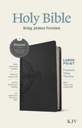 KJV Large Print Premium Value Thinline Bible, Filament Enabled (Leatherlike, Black Celtic Cross, Red Letter) - Imitation Leather