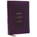 KJV Holy Bible: Giant Print Thinline Bible, Purple Leathersoft, Red Letter, Comfort Print: King James Version (Vintage Series) - Imitation Leather