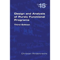 Design and Analysis of Purely Functional Progams - Paperback