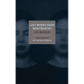 Last Words from Montmartre - Paperback