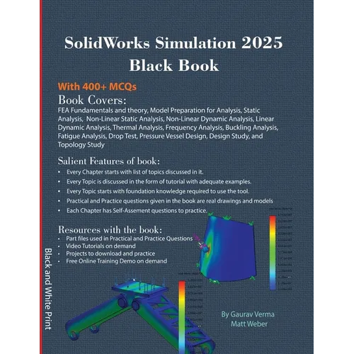 SolidWorks Simulation 2025 Black Book - Paperback