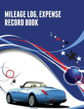 Mileage Log, Expense Record Book - Paperback