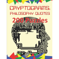 Cryptograms: Philosophy Quotes: 200 Puzzles of Cryptograms of Quotes of Philosophers - Paperback