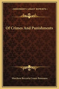 Of Crimes and Punishments - Hardcover