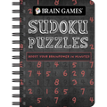 Brain Games - To Go - Sudoku Puzzles (Chalkboard): Boost Your Brainpower in Minutes - Spiral