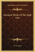 Havamal Words of the High One - Hardcover