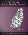 Budgie Coloring Book For Adults: 30 Hand drawn Doodle and Folk Art Style Budgerigar Coloring Pages. - Paperback