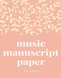 Music manuscript book - Paperback