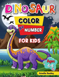 Dinosaur Color by Number Activity Book for Kids: Animal Color by Number Book for Kids Ages 4-8 - Paperback