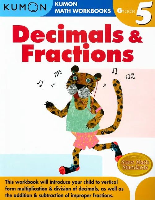 Kumon Grade 5 Decimals & Fractions - Paperback
