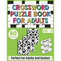 Crossword Puzzle Book For Adults: Quick Daily 80 Fun and Relaxing Crossword Puzzles Book For Adult Puzzle Fans - Paperback