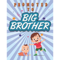 Promoted To Big Brother: Activity Coloring Book for Big Brother Ages 2-4 with Mazes Tracing Shapes Letter and Numbers. Kids Gift Workbook for Boys - Paperback