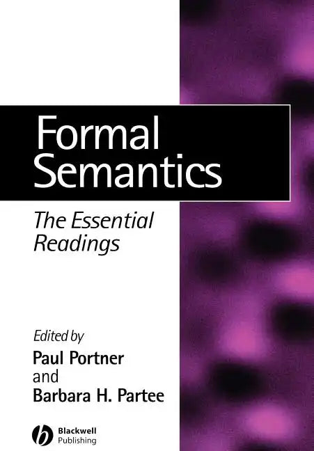 Formal Semantics - Paperback