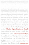 Debating Rights Inflation in Canada: A Sociology of Human Rights - Paperback
