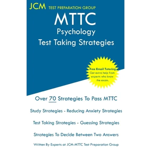 MTTC Psychology - Test Taking Strategies - Paperback
