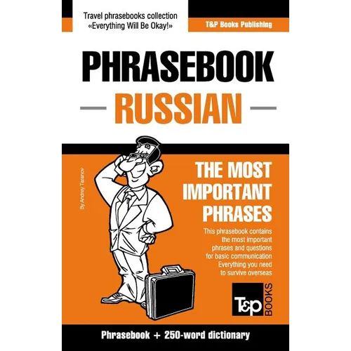 English-Russian phrasebook and 250-word mini dictionary - Paperback