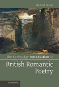 The Cambridge Introduction to British Romantic Poetry - Hardcover