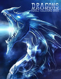 Dragons: Adult Coloring Book: Large, Stress Relieving, Relaxing Dragon Coloring Book for Adults, Grown Ups, Men & Women. 45 One - Paperback