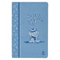 NLT Keepsake Holy Bible for Baby Boys Baptism Easter, New Living Translation, Blue - Leather