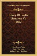History Of English Literature V4 (1889) - Paperback