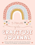 5 Minute Girls Gratitude Journal: 100 Day Gratitude Journal for Girls with Daily Journal Prompts, Fun Challenges, and Inspirational Quotes (Unicorn De - Hardcover