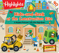Hide-And-Seek at the Construction Site: A Hidden Pictures Lift-The-Flap Board Book, Interactive Seek-And-Find Construction Truck Book for Toddlers and - Board Book