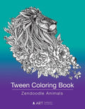 Tween Coloring Book: Zendoodle Animals: Colouring Book for Teenagers, Young Adults, Boys, Girls, Ages 9-12, 13-16, Cute Arts & Craft Gift, - Paperback