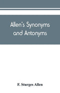 Allen's synonyms and antonyms - Paperback