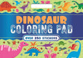 Dinosaur Coloring Pad: With Over 250 Amazing Stickers! - Paperback