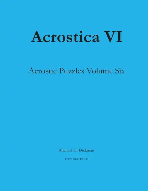 Acrostica VI - Paperback