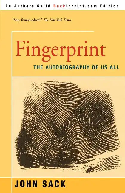 Fingerprint: The Autobiography Of Us All - Paperback