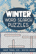 Winter Word Search Puzzles: Seek and Find Word Circle Puzzle Book Seasonal Activity Book for Kids and Adults - Paperback