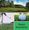 Golf Retirement Guest Book (Hardcover): Retirement book, retirement gift, Guestbook for retirement, retirement book to sign, message book, memory book - Hardcover