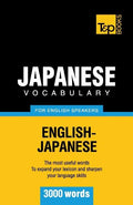 Japanese vocabulary for English speakers - 3000 words - Paperback
