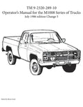 TM 9-2320-289-10 Operator's Manual for the M1008 series of trucks - Paperback