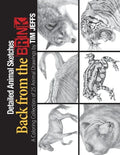 Detailed Animal Sketches Back from the Brink: A Coloring Collection of 25 Animal Drawings - Paperback