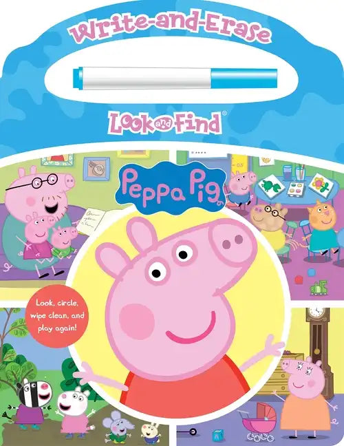 Peppa Pig: Write-And-Erase Look and Find - Board Book