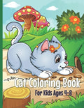 Cat Coloring Book: Cute Cat Coloring Book for Kids Ages 4-8 - Paperback