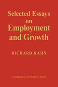 Selected Essays on Employment and Growth - Paperback