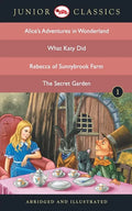 Junior Classic - Book 1 (Alice Adventure in Wonderland, What Katy Did, Rebecca of Sunnybrook Farm, The Secret Garden) - B - Paperback