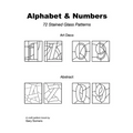 Stained Glass Alphabet and Numbers - Paperback