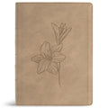 CSB Verse-By-Verse Reference Bible, Digital Study Edition, Earth Suedesoft Leathertouch - Imitation Leather